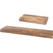 Wandplank Pure Mangohout - Set van 2 Klein