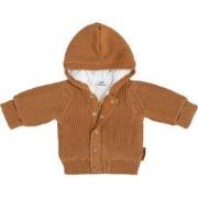 Baby's Only Vestje met capuchon teddy Soul - Caramel - 62 - 100% ecolo...