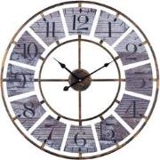 Decopatent® XL Ronde Wandklok 60 Cm Landelijk - Vintage met Cijfers - ...