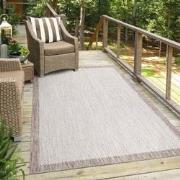 Tapijtenloods Sun In- & Outdoor Vloerkleed Laagpolig Beige- 120 CM RON...