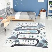 Tapijtenloods Vloerkleed Verkeer Laagpolig Anime Kids Creme- 140x200 C...