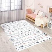 Tapijtenloods Vloerkleed Hartjes Laagpolig Anime Kids Creme- 160x230 C...