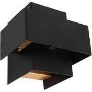 Steinhauer wandlamp Muro - zwart - metaal - 3367ZW