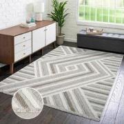 Tapijtenloods Vloerkleed Lindo Modern Woonkamer Beige Laagpolig- 80x15...