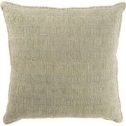 J-line - Kussen Motief Katoen/polyester Muntgroen - 50x50x12cm
