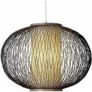 Fine Asianliving Bamboe Hanglamp Zwart Handgemaakt - Simon D40xH33cm