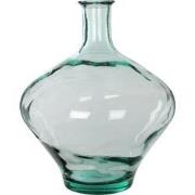 Mica Decorations Kyara Fles Vaas - H46 x Ø38 cm - Gerecycled Glas - Tr...