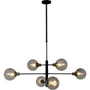 Steinhauer hanglamp Constellation - zwart - metaal - 105 cm - E14 fitt...