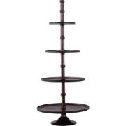 PTMD Etagere Glinda - 57x57x135 cm - Aluminium - Koper