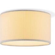 Corduroy Plafondlamp - Cilinder - Wit - Scandinavische stijl - ø30 x 1...