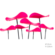 7 stuks! Zonnevangers Lucy Rood-Roze (kleur fuchsia) medium 120x15 cm ...