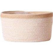 Kolibri Home | Cotton Basket dish wit - Cotton gevlochten schaal met w...