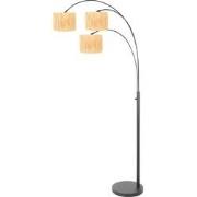 Steinhauer vloerlamp Sparkled light - zwart - metaal - 3830ZW