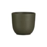 Tusca pot rond groen - h9xd10cm