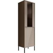 Meubella Vitrinekast Davey - Beige - 55 cm