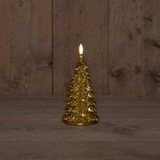 B.O.T. 3D Wick Gold Christmas Tree Wax 9,5X20 cm