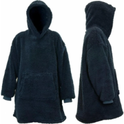 Hoodie Teddy donkerblauw 70x50x87 cm