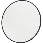 Spiegel Rond - Zwart Metaal - 75x3x75cm - Rosie