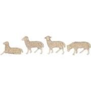 Kerststal Schapen 12 figuren - 7x6 cm