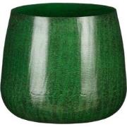 Benson pot rond d.groen h16xd19cm