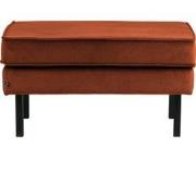 BePureHome Rodeo Hocker - Velvet - Roest - 45x84x54