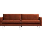 BePureHome Rodeo Classic 3-Zitsbank - Velvet - Roest - 83x275x88