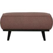 BePureHome Statement Hocker - Bouclé - Coffee - 40x80x55