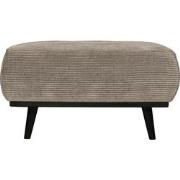 BePureHome Statement Hocker - Rib - Clay - 40x80x55