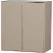 vtwonen Daily Kast Double - Grenen - Dakargrau - 110x100x58