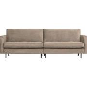 BePureHome Rodeo Classic 3-Zits Bank - Velvet - Khaki - 83x275x88