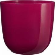 Tusca pot rond fuchsia h14xd14,5cm