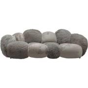 PTMD Curvae Sofa Lush Taupe