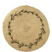 Placemat jute d35h0.5 cm naturel