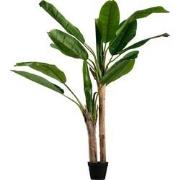 WOOOD Bananenplant Kunstplant - Groen - 97x138x95