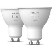 Hue spot warmwit licht 2-pack GU10