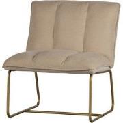 WOOOD Fie Fauteuil - Ribstof - Zand - 77x64x71