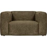 WOOOD Bean Fauteuil - Structure Velvet - Moss - 74x146x98