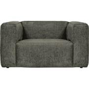 WOOOD Bean Fauteuil - Structure Velvet - Waterplant - 74x146x98