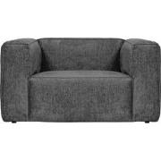 WOOOD Bean Fauteuil - Structure Velvet - Cloud Sky - 74x146x98