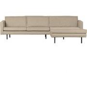 BePureHome Rodeo Chaise Longue Rechts - Bouclé - Beige - 85x300x155