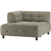 WOOOD Louis 1,5-Zits Chaise Longue - Polyester - Leaf - 73x122x140