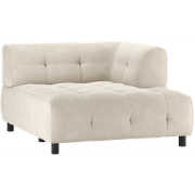 WOOOD Louis 1,5-Zits Chaise Longue - Polyester - Powder - 73x122x140