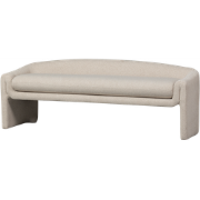 BePureHome Zone Bankje - Polyester - Beige - 58x160x55