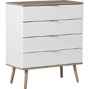 Beliani WALPI - Commode-Wit-MDF, Vezelplaat