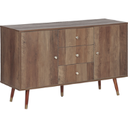 Beliani ULIKA - Sideboard-Lichte houtkleur-MDF, Spaanplaat