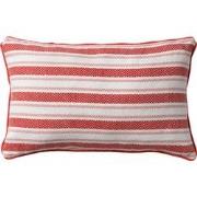 Dutch Decor STRIPES - Kussenhoes katoen 30x50 cm - Aurora Red - rood -...