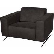 Fauteuil - Lambada - leer Colorado antraciet 01