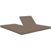 Harris&Darwin 100% Katoenen Taupe Split topper Hoeslaken 160x200cm