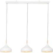 Mexlite hanglamp Bjorr - wit - metaal - 3099W