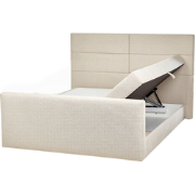 Beliani ARISTOCRAT - Boxspringbed-Beige-Polyester